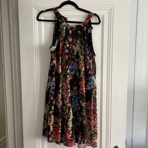 Betsey Johnson Floral High Neck Dress